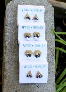 Tiny Mountain Earring Studs - Earrings - [variant_title] - [option1] - [option2] - [option3] - Uprise Jewelry