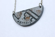 Word of the Year Warrior Stamped Crescent Necklace - necklace - [variant_title] - [option1] - [option2] - [option3] - Uprise Jewelry