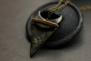 Crescent Triangle Statement Necklace - necklace - [variant_title] - [option1] - [option2] - [option3] - Uprise Jewelry