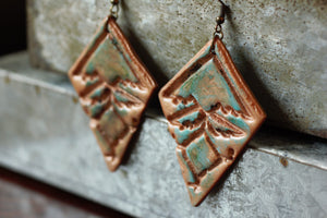 Tribal Boho Patina Copper Earrings - Earrings - [variant_title] - [option1] - [option2] - [option3] - Uprise Jewelry