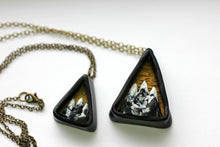 Small Triangle Mountain Diorama Necklace - necklace - [variant_title] - [option1] - [option2] - [option3] - Uprise Jewelry