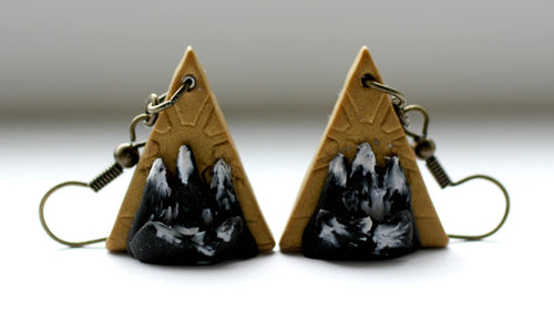 Triangle Mountain Earrings - Earrings - [variant_title] - [option1] - [option2] - [option3] - Uprise Jewelry