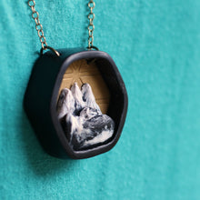 Hexagon Mountain Diorama Necklace - necklace - [variant_title] - [option1] - [option2] - [option3] - Uprise Jewelry