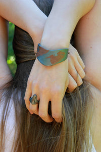 Industrial Style Minimalist Grunge Half Cuff Bracelet - bracelets - [variant_title] - [option1] - [option2] - [option3] - Uprise Jewelry